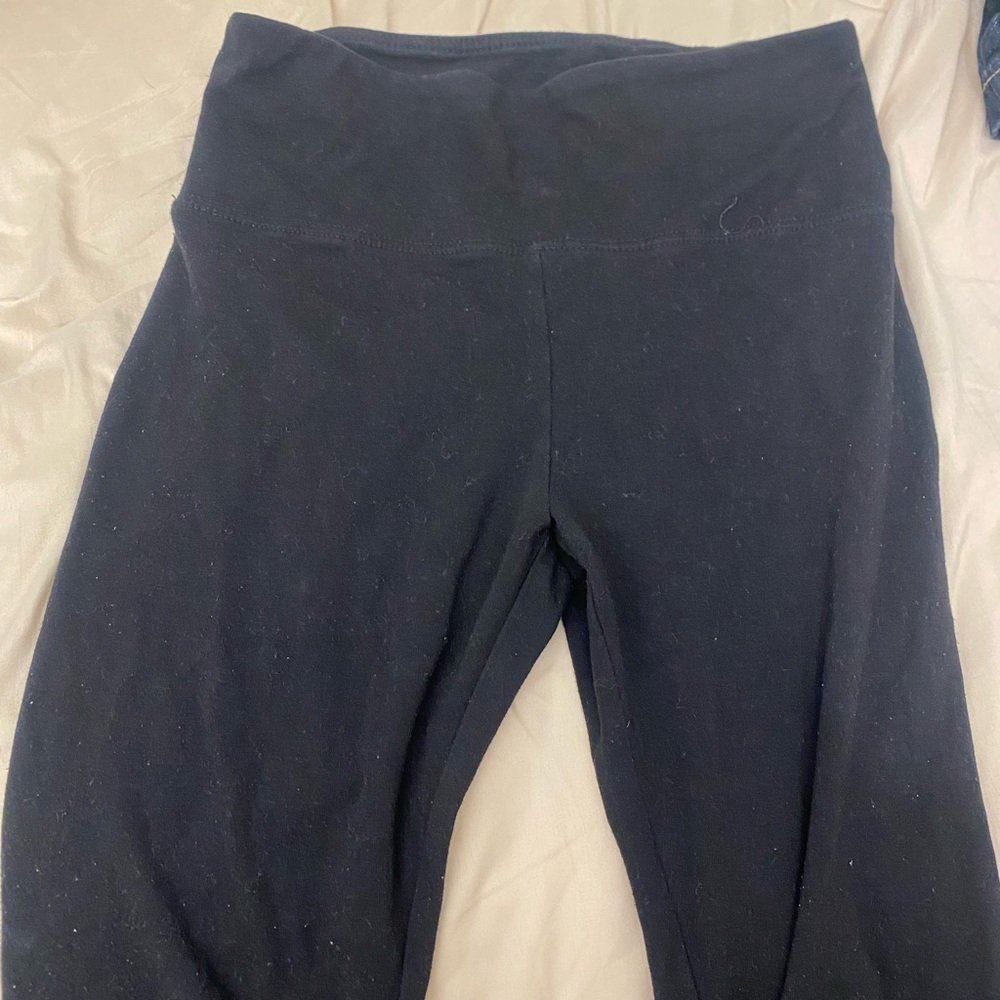 Two Garage Medium Leggings - One Black, One Grey